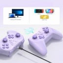 Lila EasySMX T37 trådlös spelkontroll för Switch och PC med vibration, gyroskop och väckningsfunktion 2
