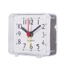 Lille analog vækkeur 6x3x5,8 cm Letlæselig urskive Høj biplyd Bærbart vækkeur til 1 AA-batteri Til soveværelset Kontorer På farten 1