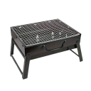 Lille bærbar kulgrill 35 x 27 x 20 cm rustfri stål kompakt udendørsgrill bordgrill til picnic camping grill 1