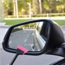 Lille gummiskraber med håndtag 22 cm gummiskraber sort lyserød til for- og bagruder i bilen til installation af folie 2