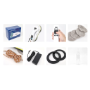 Limpiacristales automático con mando a distancia Pulverizador atomizado 2800 Pa Vacío Depósito de 40ml Cuerda de seguridad 10 paños 3