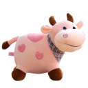 Lindo peluche vaca 17 cm Pequeña figura suave Juguete infantil Compañero de peluche Alegre decoración Regalo original para niños 2