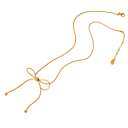 Linear Necklace 41.5 + 5.5 cm Stainless Steel Bow Delicate Fashion Jewellery for Women Adjustable Elegant Accessory 6