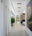 Lineární LED bodové stropní svítidlo 30W studená bílá 6000K zapuštěné osvětlení 418 mm do chodby 6