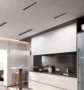 Lineární LED bodové stropní svítidlo 30W studená bílá 6000K zapuštěné osvětlení 418 mm do chodby 8