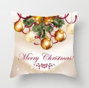 Linen Christmas Cushion Cover 3