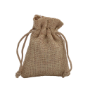 Linen Drawstring Bag 7x9 cm Textile Pouch for Small Items Jewellery Packing and Organisation for Home and Travel 20