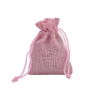 Linen Drawstring Bag 7x9 cm Textile Pouch for Small Items Jewellery Packing and Organisation for Home and Travel 5