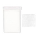 Lingettes carrées en coton sans fibres pour le dissolvant de vernis à ongles, 200 pièces 1