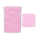 Lingettes carrées en coton sans fibres pour le dissolvant de vernis à ongles, 200 pièces 2