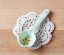 Lingură din ceramică cu motiv de fructe 9