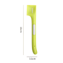 Lingură pătrată pentru răzuire din conservă 16 x 3 cm Unelte de bucătărie din ABS și TPR Mâner ergonomic Lingură practică pentru animale 6