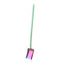 Linguriță de ceai în formă de lopată cu mâner lung Bol pătrat Suprafață lucioasă Oțel inoxidabil Lungime 18 cm Pentru amestecarea ceaiului 2