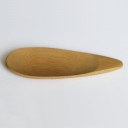 Lingurițe din bambus pentru condimente 10 bucăți Lopățele mici pentru borcane și sticle în bucătărie Formă picătură cu vârf îngust 10 x 4 cm 4