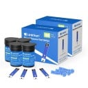 LinkSun G-425-1 Conjunto de 200 unidades de tiras de prueba y 200 unidades de lancetas para medir la glucemia Control doméstico de azúcar Resultados precisos Accesorios higiénicos 1