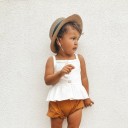 Linne för tjejer och shorts L1144 2