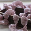 Lint van dubbel gelaagd geplooid volan 5 cm lengte 91 cm Viscose nylon decoratieve volanband Decoratieve rand voor naaien en creatie 9