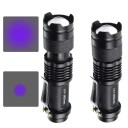 Linterna UV de 365 nm, 9,1 x 2,4 cm, pequeña lámpara UV de bolsillo, detección de manchas, minerales, inspección de billetes, documentos, hogar 3
