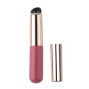 Lippenpinsel und Concealer aus Silikon, 8,5 x 1 x 0,5 cm, Kosmetikapplikator mit Kappe, runder Kopf, weicher Lippenstiftpinsel und präzises Make-up 1