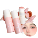 Liquid Blush for Cheeks and Lips 7 g 8.8 x 3.3 x 2.1 cm Blush in a Tube with Soft Sponge Applicator Natural Brightening Effect 5