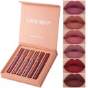 Liquid Lipstick Set Ultra Matt Waterproof Lipstick Long Lasting Lipstick 6 st 1