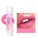 Liquid Waterproof Hydrating Oil Lipstick with Plumping Effect 5 ml Long-Lasting Shine Intense Colour Lip Highlighting 6