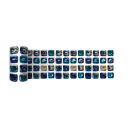 Listello autoadesivo impermeabile 10x200cm per la protezione delle pareti facile da applicare design moderno ideale per ambienti umidi 10