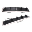 Listello protettivo universale per paraurti posteriore 815×165 mm ABS Anticollisione 2in1 Composto da due parti Aspetto sportivo Protezione impermeabile per auto 4