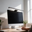 Listwa LED na monitor LYMAX L1 42 cm Dotykowe sterowanie 3 temperatury barw Przyciemnianie Aluminium Zasilanie USB-C Czarna Do pracy 2