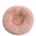 Lit de chien en microfibre en forme de donut Ø50 cm Lit rond doux avec poils longs Lit respirant et lavable contre l'anxiété Lit 17
