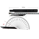 Liten pappersvikkniv 14,5 cm med 10 reservblad 9 mm Skärkniv Hobbykniv Kontorsmaterial Precisionsskärning 2