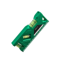 Livella 3in1 150 x 55 x 20 mm Strumento di misurazione compatto e preciso in plastica ABS Livella con bolle di livello Misurazione orizzontale verticale 4