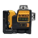 Livella laser DeWALT DW089LG 12 linee 3×360° Fascio verde Batteria Li-ion 12V Caricabatterie Alta precisione Esterno e interno 1