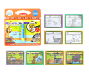 Livre de coloriage aquatique magique avec des animaux de safari dessin réutilisable 19x20 cm livre en papier orange avec stylo pour enfants 2