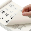 Livre de dessin anime pour débutants : contour des personnages anime 21 × 28,5 cm 48 pages dessin à la main entraînement au dessin et apprentissage des techniques 4