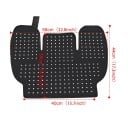 Ljusterapi för axlar 288 LED 660 och 850 nm 58 x 44 x 40 cm med fjärrkontroll svart medicinsk hjälpmedel för blodcirkulation i axlar och nacke 3