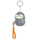 Llave con linterna y alarma sonora de 130 dB en forma de pingüino H8 con luz LED dimensiones 60 x 50 x 26 mm material ABS para seguridad 5