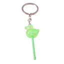 Llave con piruleta 12 cm Llavero de resina en forma de patito Dulce decoración para llaves mochila bolso regalo para niños 4