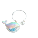 Llavero 6 x 4 cm Ballena Llavero Acrílico Diseño Marítimo Adorable Accesorio Ligero para Llaves Mochila Bolso 2