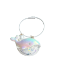 Llavero 6 x 4 cm Ballena Llavero Acrílico Diseño Marítimo Adorable Accesorio Ligero para Llaves Mochila Bolso 1