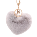 Llavero Corazón de Peluche Llavero de Peluche Suave Adorno Decorativo para Bolso Mochila Regalo Romántico para Mujeres 5