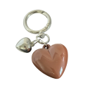 Llavero de Metal Corazón Elegante llavero de metal para llaves, bolso, mochila Accesorio minimalista regalo 13