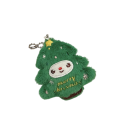 Llavero de peluche en forma de árbol de Navidad 7 x 8 cm Llavero y accesorio para mochila Decoración adorable Regalo navideño y de Año Nuevo 2