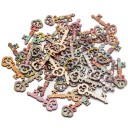 Llaves decorativas de madera 50 uds. 1