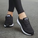 Løbesko til kvinder og mænd Åndbare sneakers i mesh, der begrænser sved Lave snit med snørebånd Gummisål Hælkrog 12