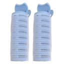 Lockenwickler für Pony und Haare 11 x 3,5 cm Ohne Wärme Lockenwickler über Nacht Voluminöse Styling-Clips Zubehör zur Haarpflege 3