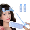 Lockenwickler für Pony und Haare 11 x 3,5 cm Ohne Wärme Lockenwickler über Nacht Voluminöse Styling-Clips Zubehör zur Haarpflege 4