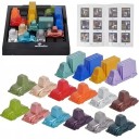 Logisch spel met autootjes Plastisch educatief spel voor kinderen Training van logica en geduld 2