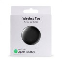 Lokalizator na klucze dla iPhone 1 sztuka Apple Find My Smart tag z odtwarzaniem dźwięku i powiadomieniem Szary Dla zwierząt bagażu i portfela 1