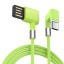 Lomený kabel USB na Micro USB / USB-C 4